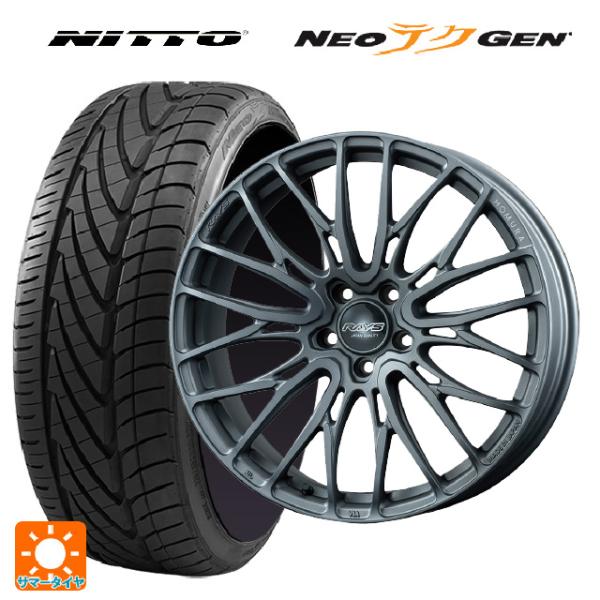 215/35R19 85W XL サマータイヤホイールセット ニットー NEOテクGEN レイズ ホ...