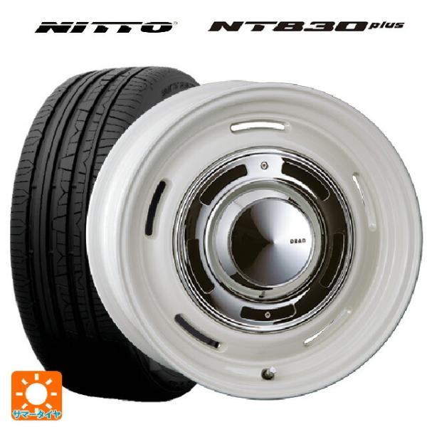 165/55R15 75V サマータイヤホイールセット ニットー NT830 プラス クリムソン デ...