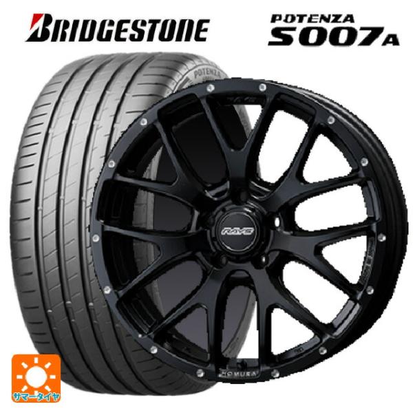 225/40R18 92Y XL サマータイヤホイールセット ブリヂストン ポテンザ S007A 正...