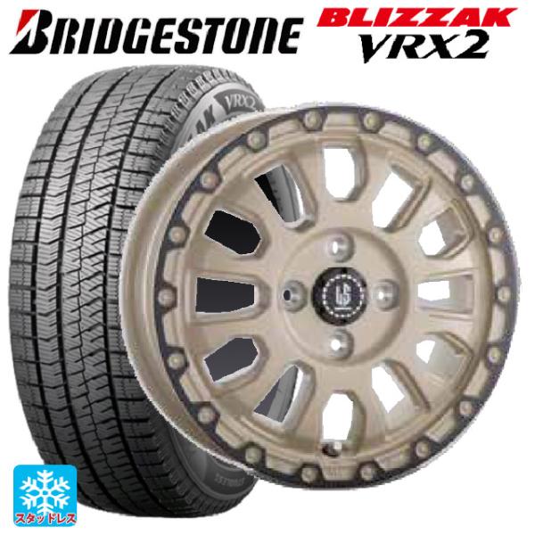 155/65R14 75Q スタッドレスタイヤホイールセット ブリヂストン ブリザック VRX2 #...