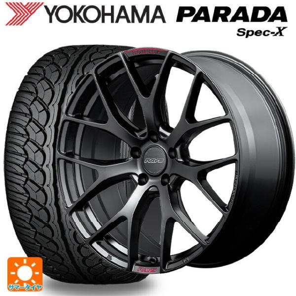 235/55R20 102V サマータイヤホイールセット ヨコハマ パラダ PA02 レイズ ホムラ...