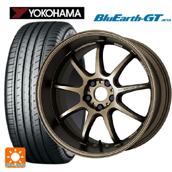 235/35R19 91W XL サマータイヤホイールセット ヨコハマ ブルーアースGT AE51 ...