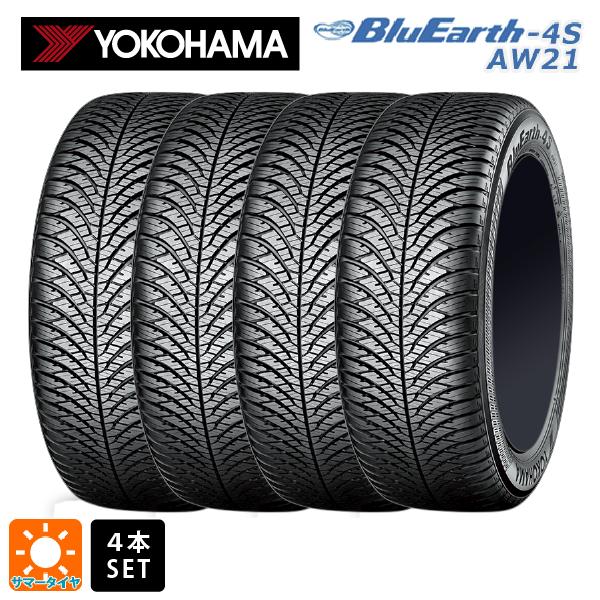 225/55R19 99V オールシーズンタイヤ 4本 ヨコハマ ブルーアース4S AW21 新品