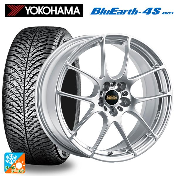 225/55R18 98V オールシーズンタイヤホイールセット ヨコハマ ブルーアース4S AW21...