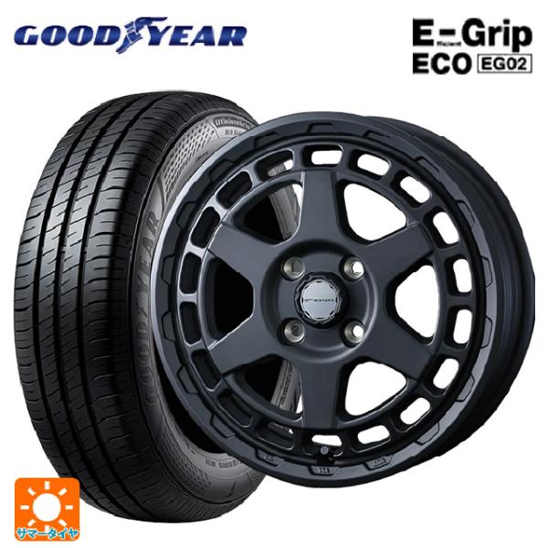 送料無料 サマータイヤホイールセット 155/65R14 75S グッドイヤー エフィシェントグリッ...