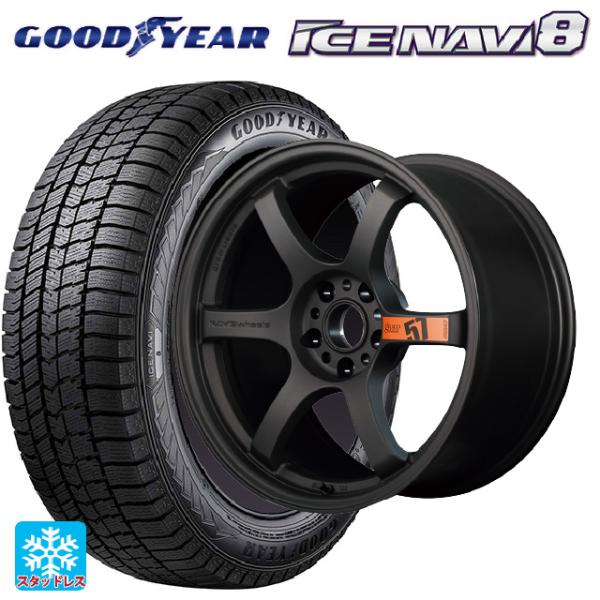 225/45R19 92Q スタッドレスタイヤホイールセット グッドイヤー アイスナビ8 レイズ グ...