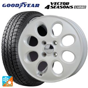 送料無料 オールシーズンタイヤホイールセット 145/80R12 80/78N グッドイヤー ベクタ...