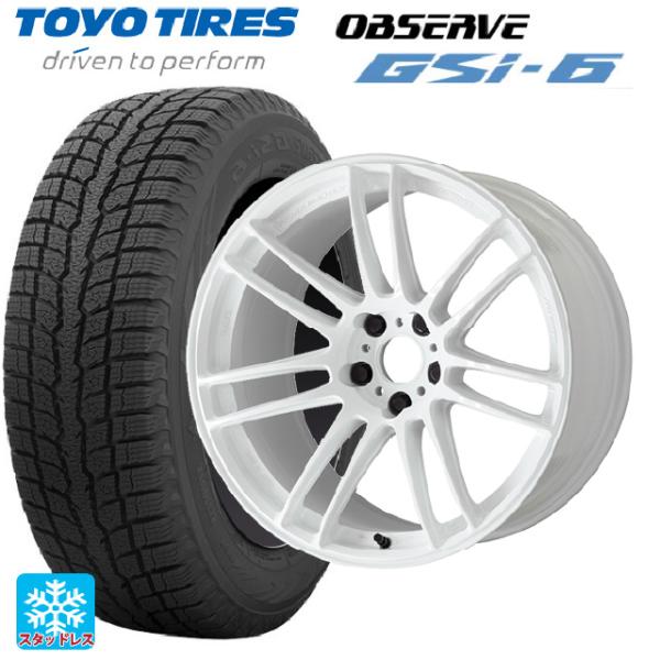 225/55R18 98Q スタッドレスタイヤホイールセット トーヨー オブザーブ GSI-6 ワー...