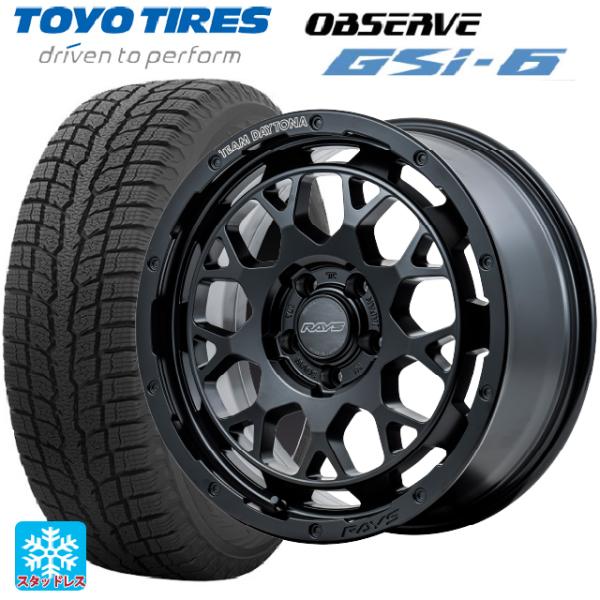 225/70R16 103Q スタッドレスタイヤホイールセット トーヨー オブザーブ GSI-6 レ...