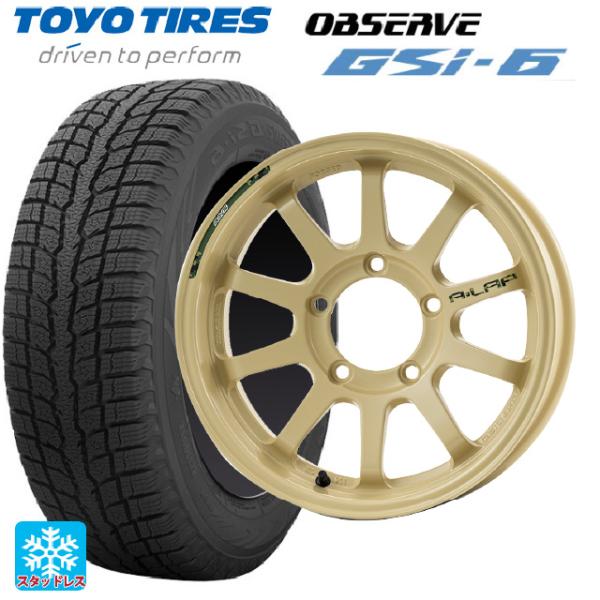 215/70R16 100Q スタッドレスタイヤホイールセット トーヨー オブザーブ GSI-6 レ...