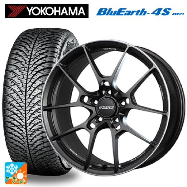 245/40R18 97Y オールシーズンタイヤホイールセット ヨコハマ ブルーアース4S AW21...