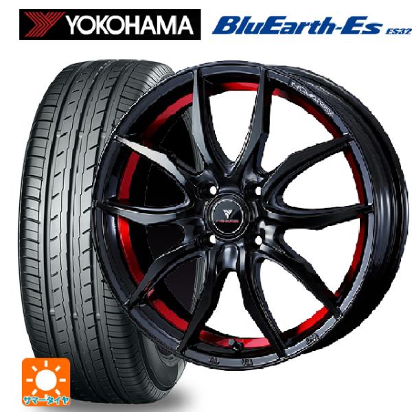 送料無料 サマータイヤホイールセット 195/60R17 90H ヨコハマ ブルーアースEs ES3...