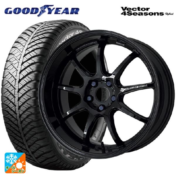 送料無料 オールシーズンタイヤホイールセット 215/50R18 92H グッドイヤー ベクターフォ...