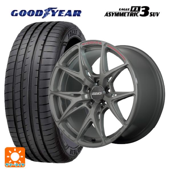 235/55R18 100V サマータイヤホイールセット グッドイヤー イーグル F1 アシメトリッ...