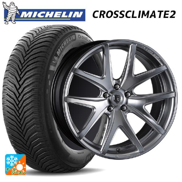 送料無料 オールシーズンタイヤホイールセット 225/55R19 99V ミシュラン クロスクライメ...