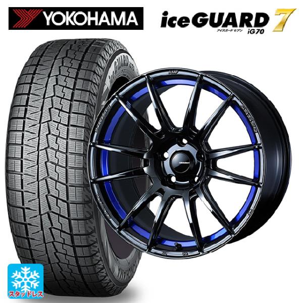 215/45R18 93Q XL スタッドレスタイヤホイールセット ヨコハマ アイスガード7(IG7...