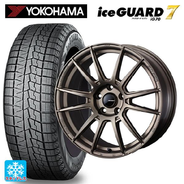 215/45R18 93Q XL スタッドレスタイヤホイールセット ヨコハマ アイスガード7(IG7...