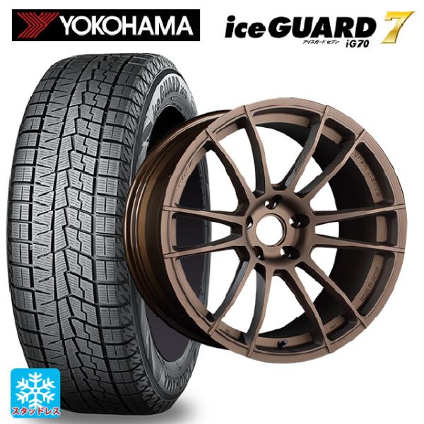 送料無料 スタッドレスタイヤホイールセット 235/60R18 107Q XL ヨコハマ アイスガー...