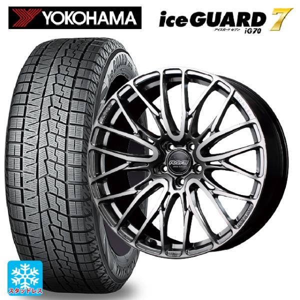 送料無料 スタッドレスタイヤホイールセット 235/60R18 107Q XL ヨコハマ アイスガー...