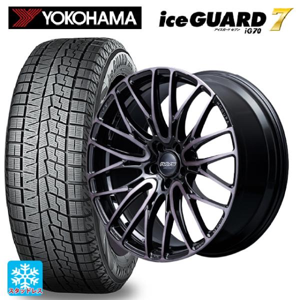 送料無料 スタッドレスタイヤホイールセット 235/60R18 107Q XL ヨコハマ アイスガー...