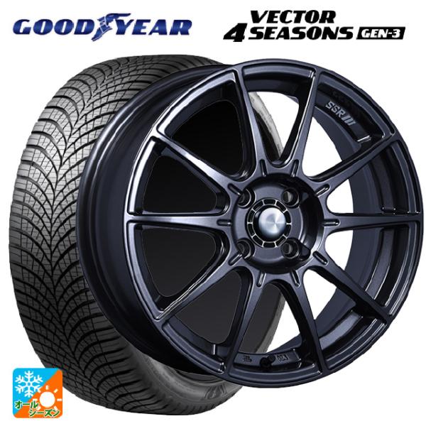 送料無料 オールシーズンタイヤホイールセット 185/60R15 88V XL グッドイヤー ベクタ...