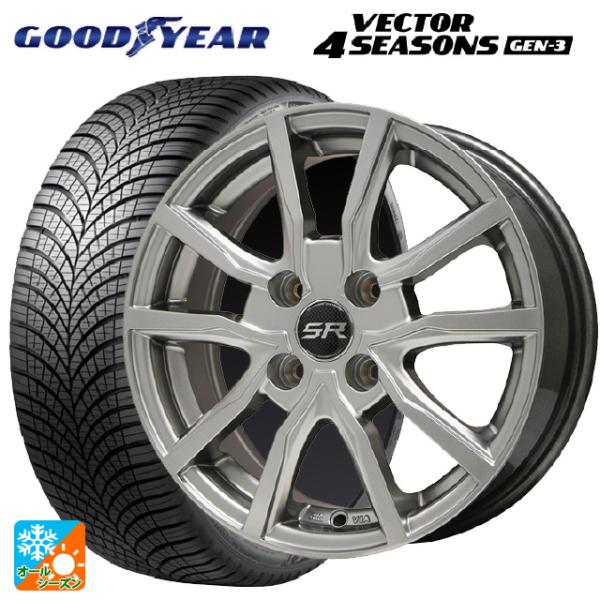 195/65R15 95V XL オールシーズンタイヤホイールセット グッドイヤー ベクターフォーシ...