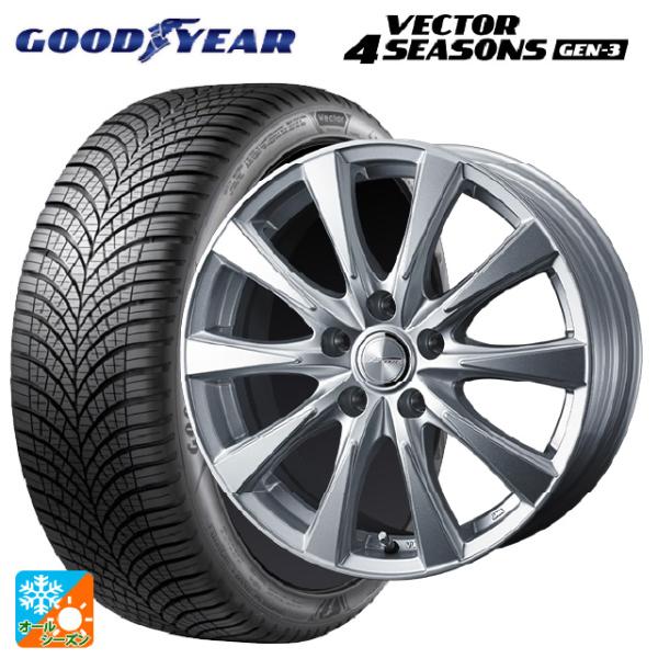 195/65R15 95V XL オールシーズンタイヤホイールセット グッドイヤー ベクターフォーシ...