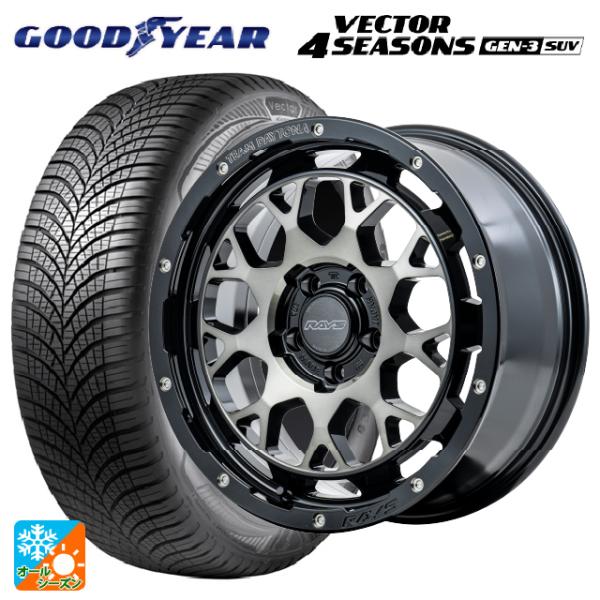 225/60R18 104W XL オールシーズンタイヤホイールセット グッドイヤー ベクターフォー...