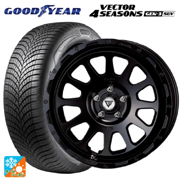 送料無料 オールシーズンタイヤホイールセット 225/60R18 104W XL グッドイヤー ベク...