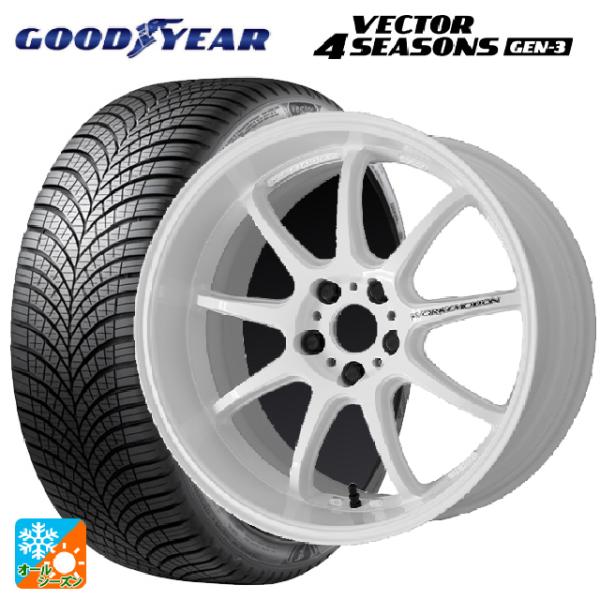 225/55R19 99V オールシーズンタイヤホイールセット グッドイヤー ベクターフォーシーズン...