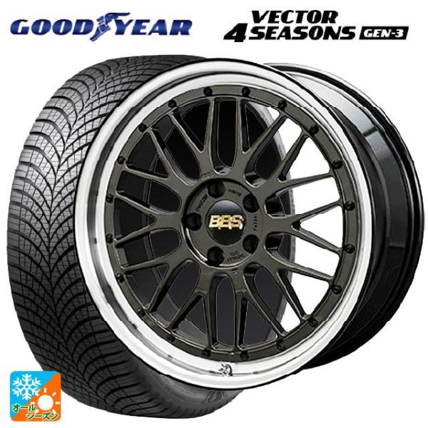 225/55R19 99V オールシーズンタイヤホイールセット グッドイヤー ベクターフォーシーズン...