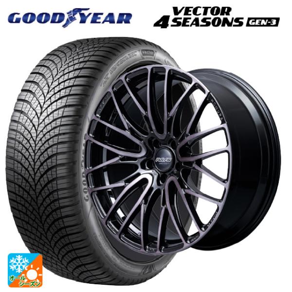 送料無料 オールシーズンタイヤホイールセット 245/40R18 97W XL グッドイヤー ベクタ...