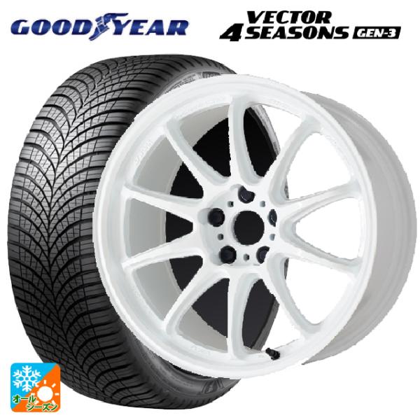 送料無料 オールシーズンタイヤホイールセット 215/50R17 95W XL グッドイヤー ベクタ...