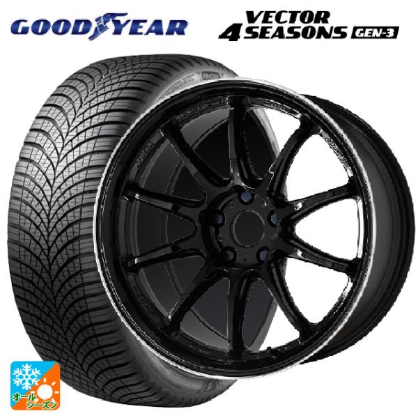 送料無料 オールシーズンタイヤホイールセット 215/50R17 95W XL グッドイヤー ベクタ...