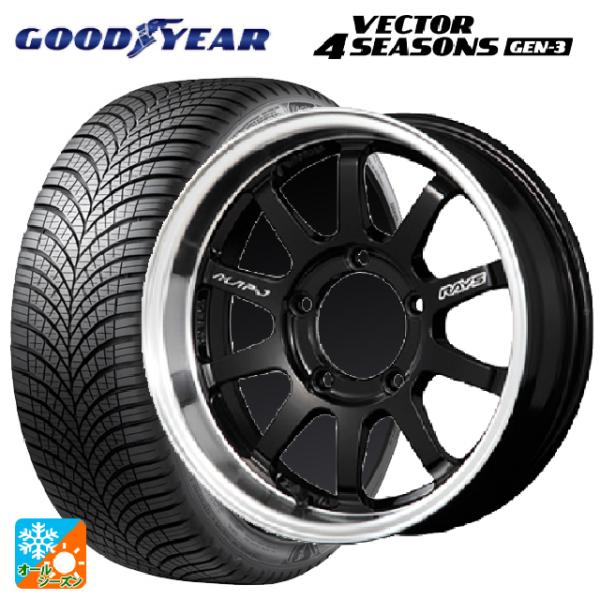 送料無料 オールシーズンタイヤホイールセット 215/65R16 102V XL グッドイヤー ベク...