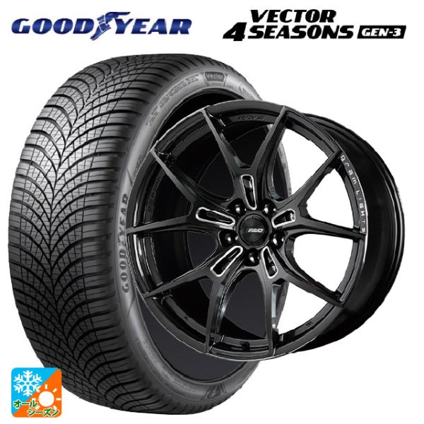 送料無料 オールシーズンタイヤホイールセット 255/45R20 105W XL グッドイヤー ベク...