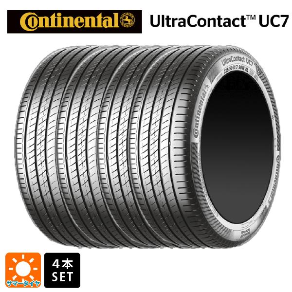 225/55R18 102Y XL サマータイヤ 4本 コンチネンタル ウルトラコンタクト UC7 ...