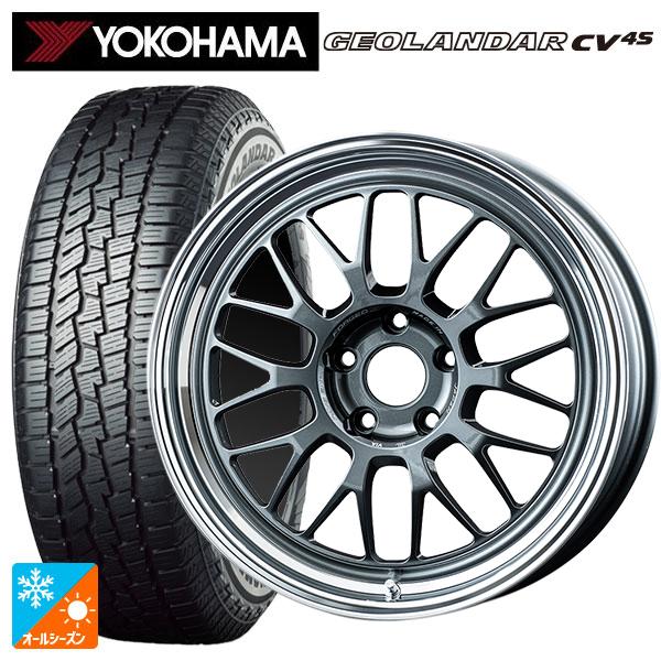 送料無料 オールシーズンタイヤホイールセット 225/60R18 104V XL ヨコハマ ジオラン...