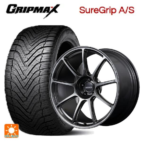送料無料 オールシーズンタイヤホイールセット 245/40R20 99W XL グリップマックス シ...