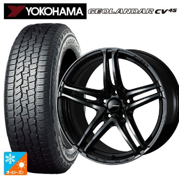 送料無料 オールシーズンタイヤホイールセット 225/60R17 99V ヨコハマ ジオランダー C...