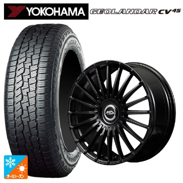 送料無料 オールシーズンタイヤホイールセット 225/60R17 99V ヨコハマ ジオランダー C...
