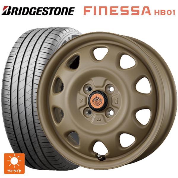 送料無料 サマータイヤホイールセット 155/65R14 75H ブリヂストン フィネッサ HB01...
