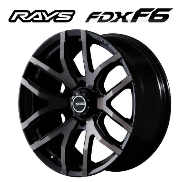 送料無料！レイズ チームデイトナ FDX-F6 KZ 18×8 +20 6/139.7 新品ホイール...