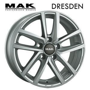 4本購入で送料無料 MAK DRESDEN 17x7.0J 5/112 +40 シルバー 新品 