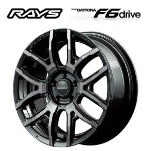TEAM DAYTONA RAYS レイズ F6 Drive 7.5J-18 +38/+43 5H114.3 クリア