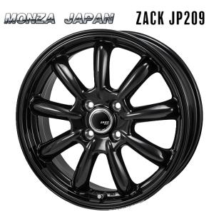 送料無料！ジャパン三陽 ザック JP209 グロスブラック 13×4 +42 4/100 新品ホイール1本　｜k-tire