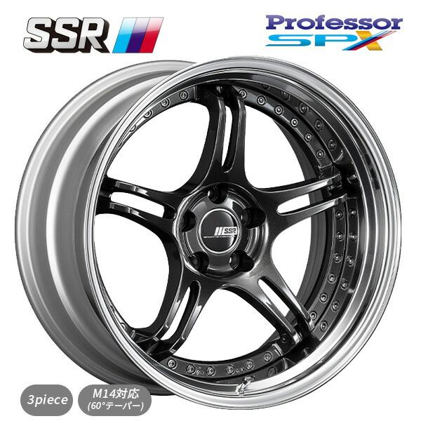 送料無料！タナベ SSR プロフェッサー SPX プリズムダークガンメタ 16×7.5 4/100 ...