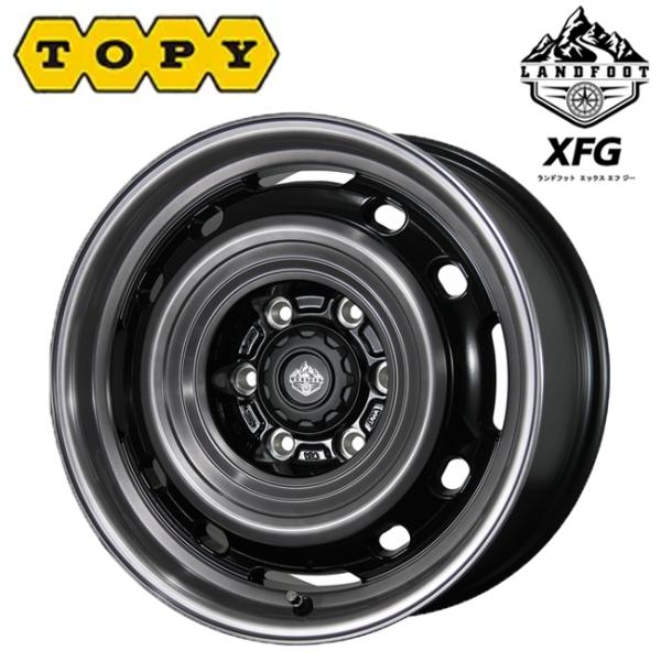 トピー ランドフット XFG SC/P 17×8 +20 6/139.7 106 新品ホイール1本　