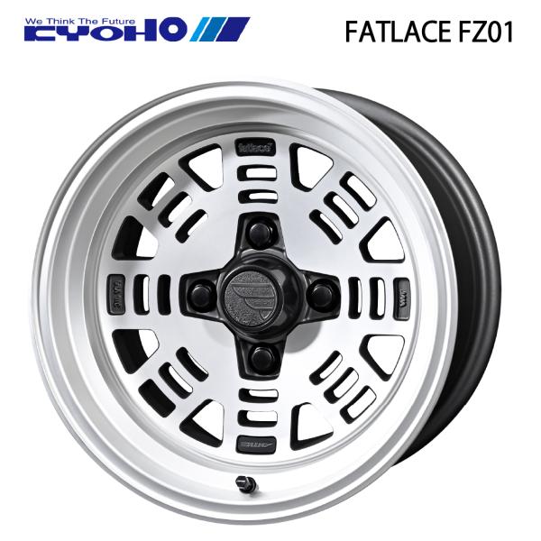 共豊 ファットレース FZ01 NICKEL 15×8 +25 4/100 73 新品ホイール1本　