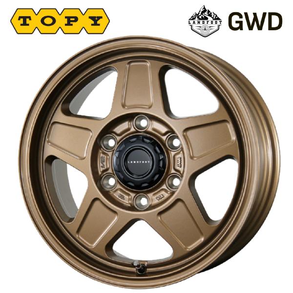 トピー ランドフット GWD # M/G 16×6.5 +38 6/139.7 106 新品ホイール...